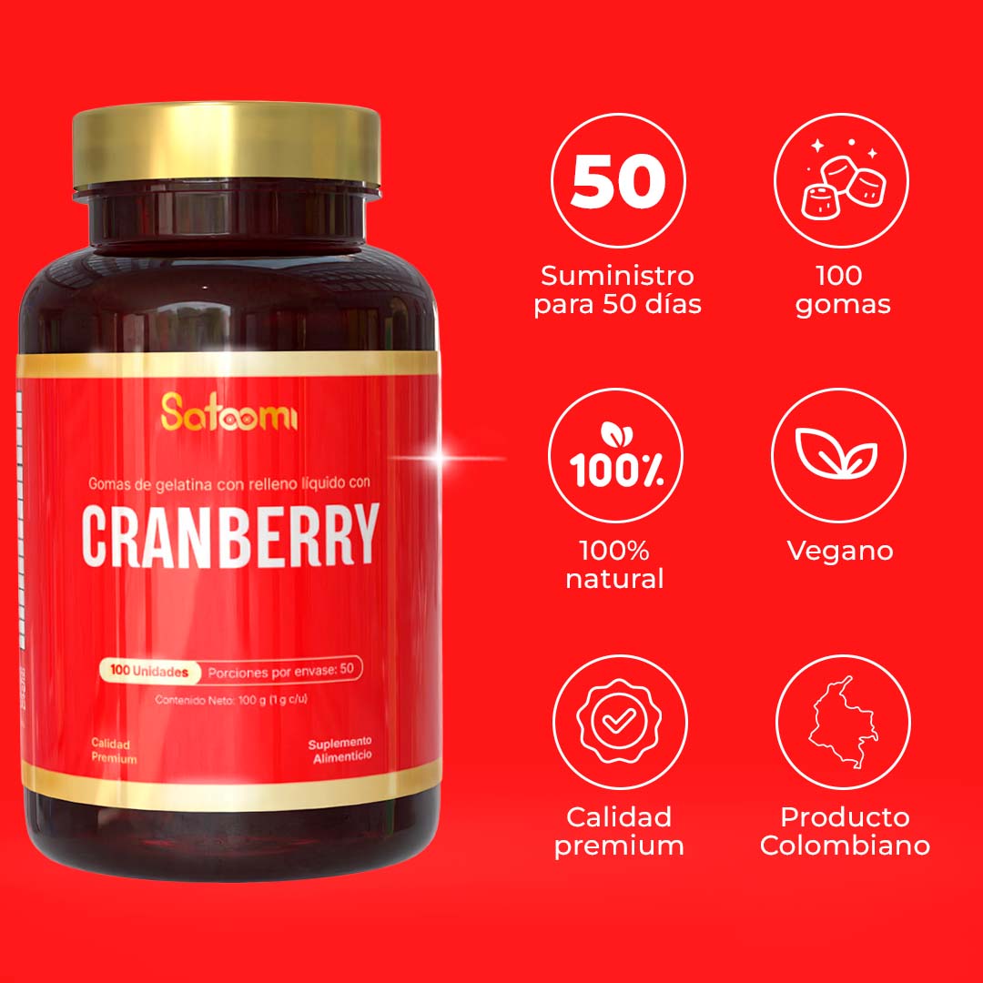 Gomas con relleno de CRANBERRY
