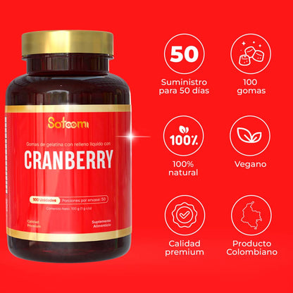 Gomas con relleno de CRANBERRY