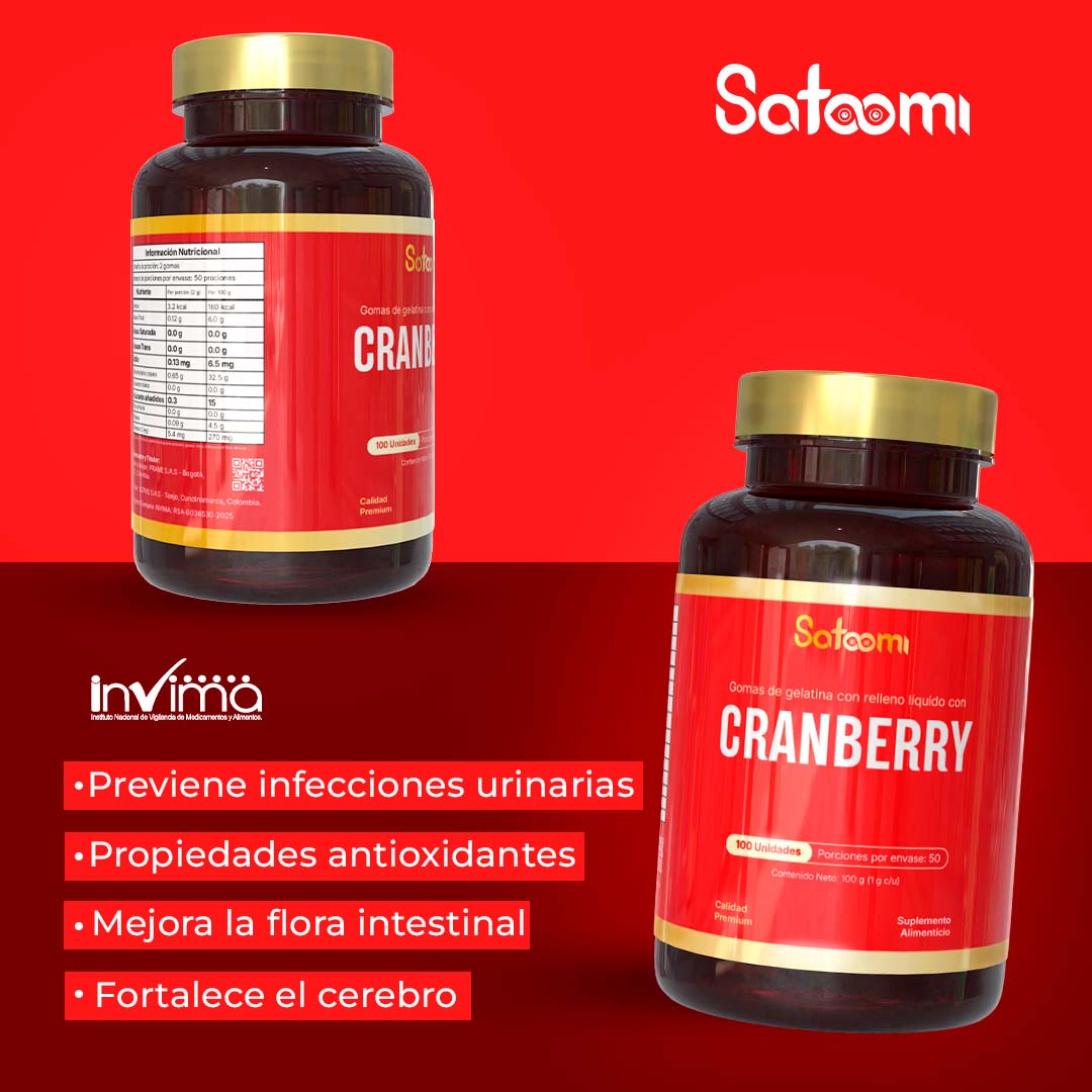 Gomas con relleno de CRANBERRY