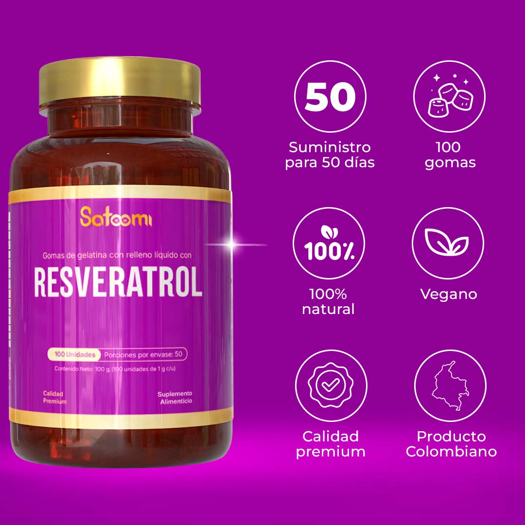 Gomas con Relleno de RESVERATROL