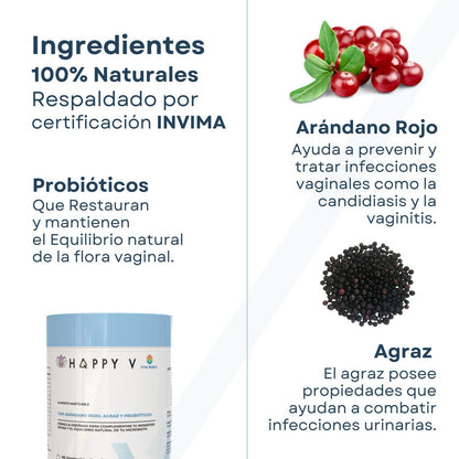 HQPPY V + Vitamina E gratis